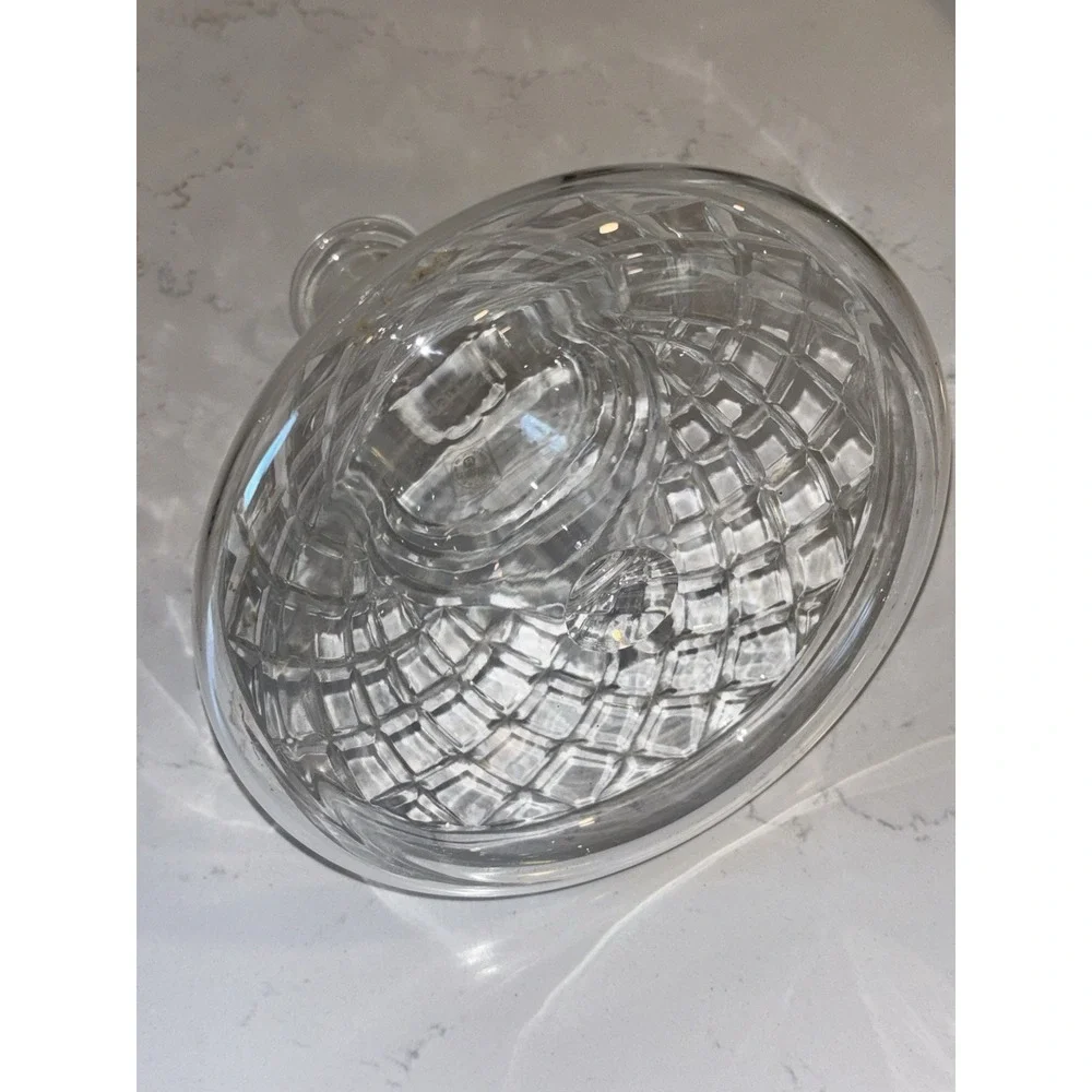 Rogaska Crystal Queen Ships Decanter w/Stopper Yugoslavia 26% Pb0 10 1/8